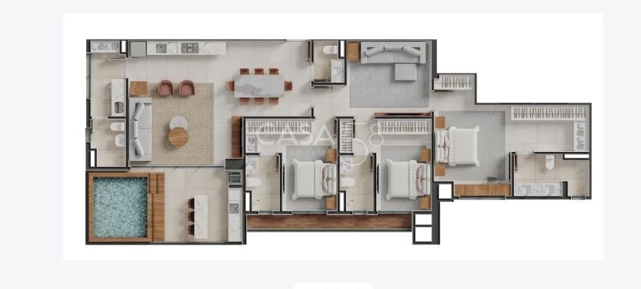 Penthouse no Cinque Terre Residenze – Setor Bueno, Goiânia