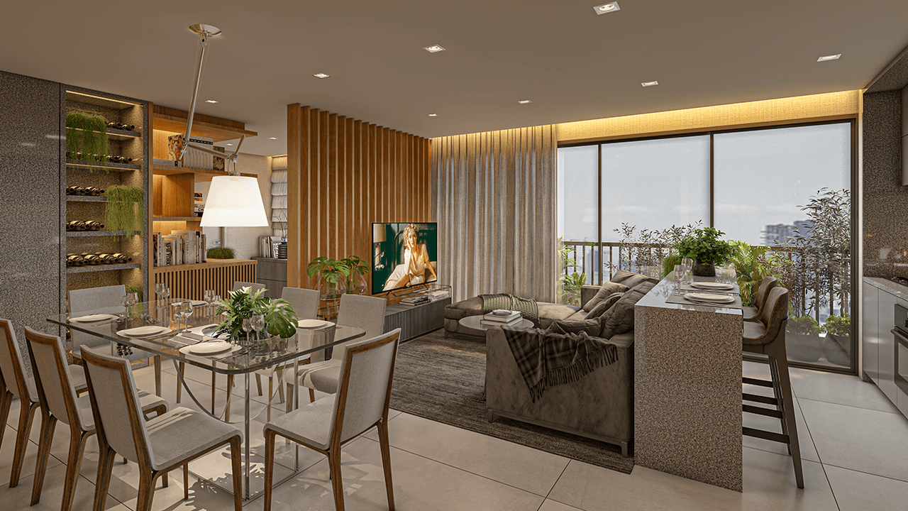 Apartamento à Venda no Lux Oeste – Torre Lua – 3 Quartos – 2 Vagas, Setor Oeste