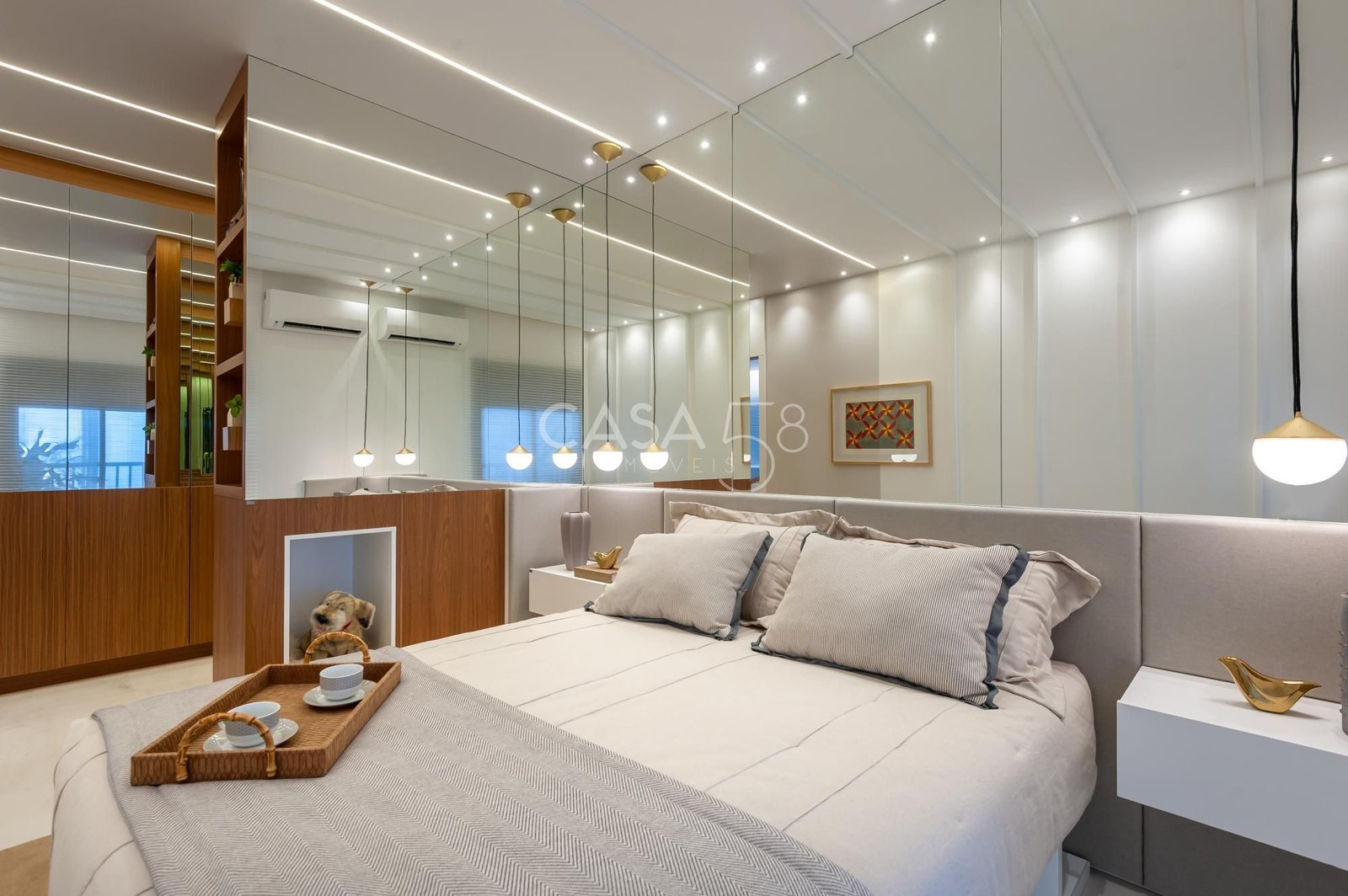 Apartamento no Opus Gyro Ricardo Paranhos – Vista Nascente para o Parque Areião