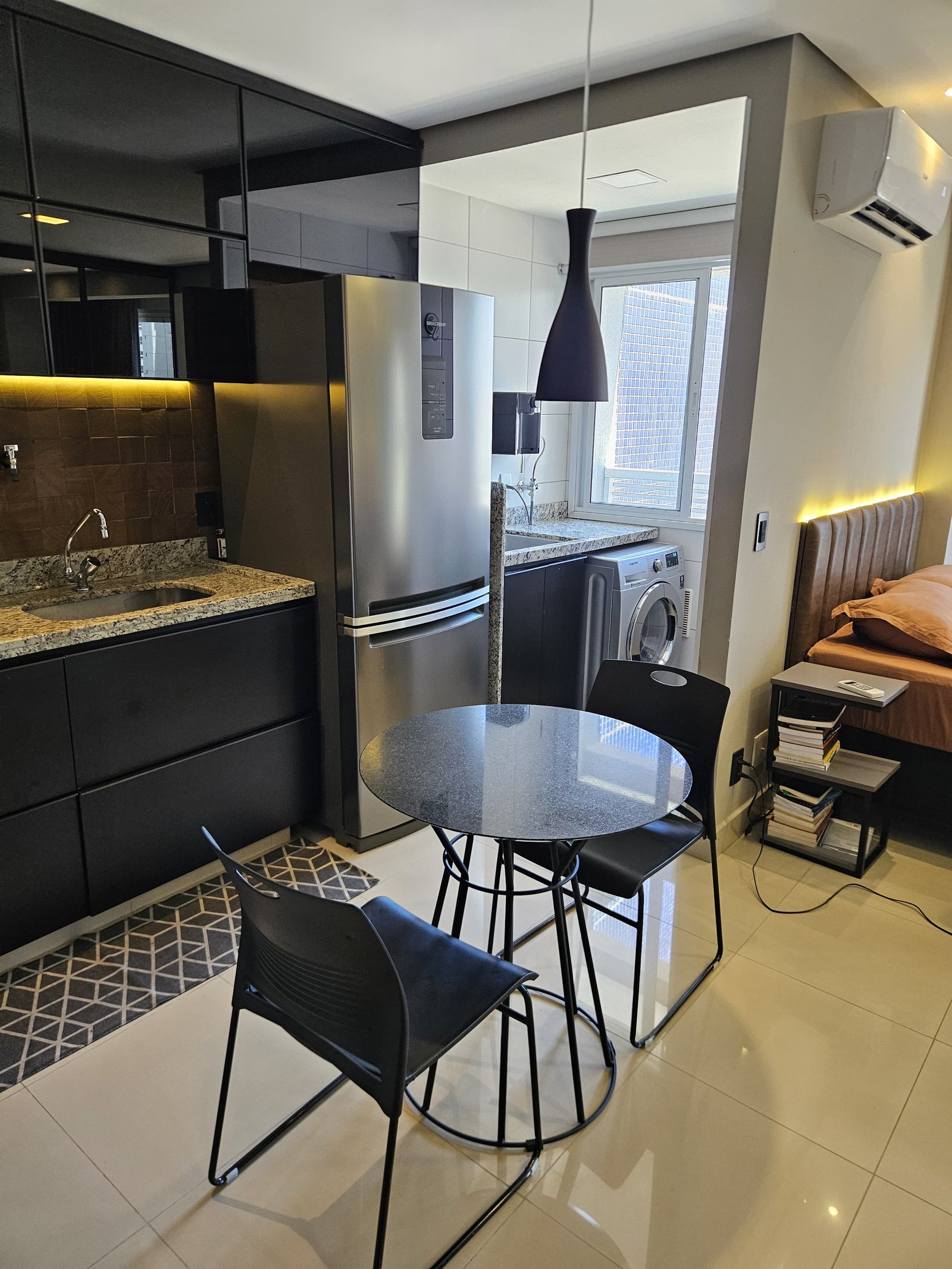 Apartamento 1 Quarto Mobiliado 23º Andar The Expression Setor Bueno - 35m² Vista Nascente