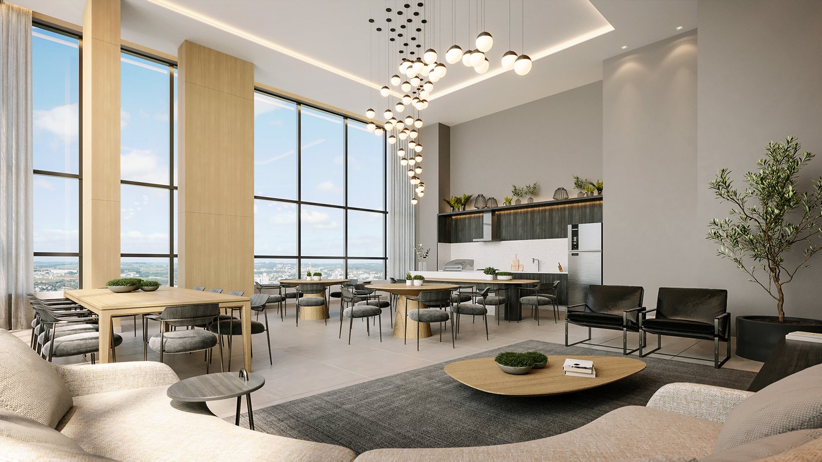 Penthouse 3 Suítes no 36º Andar - Setor Marista - Vista Panorâmica - Goiânia