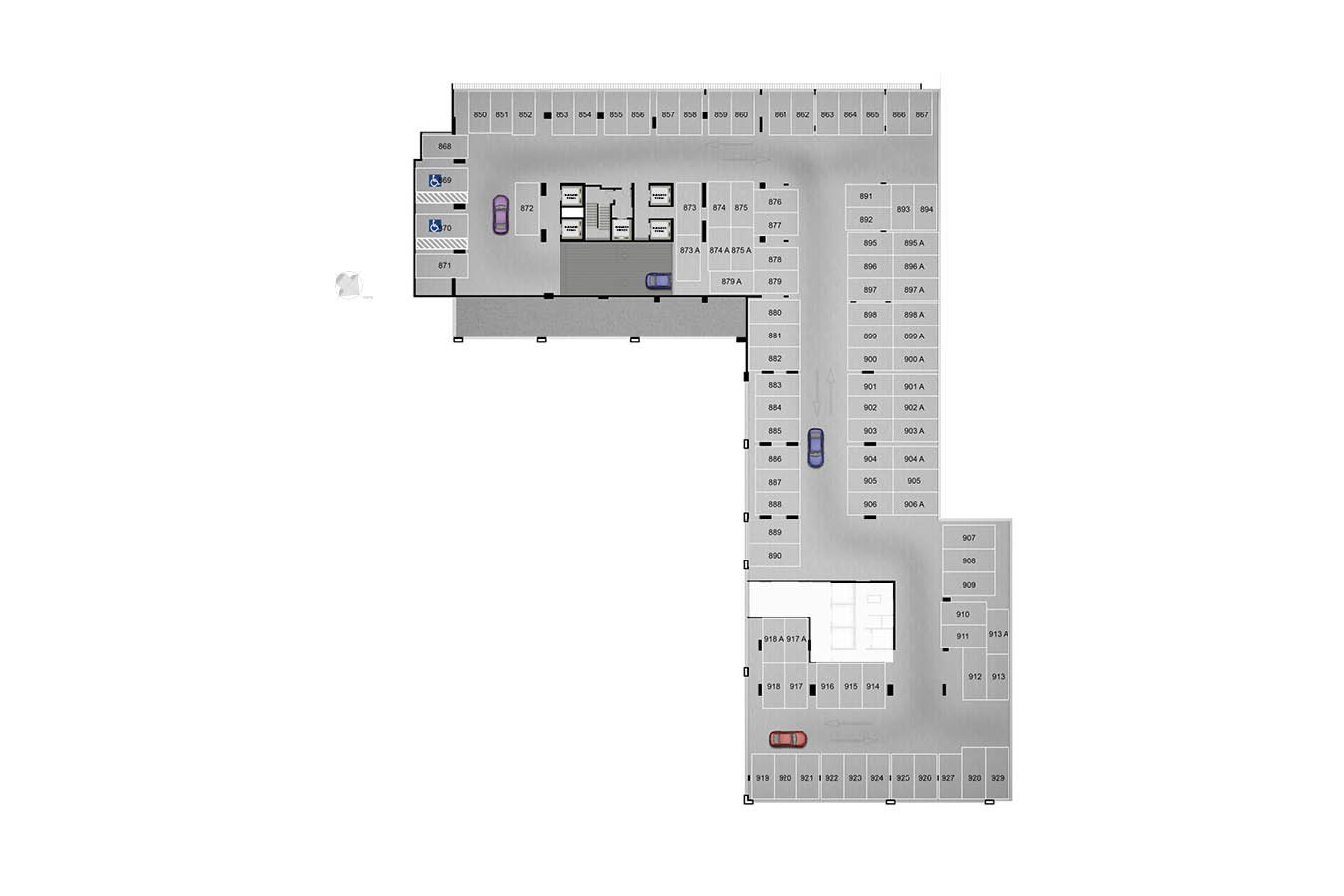 Apartamento 2Q Alto Padrão no Setor Bueno - Edifício Sync - Andar Alto Nascente