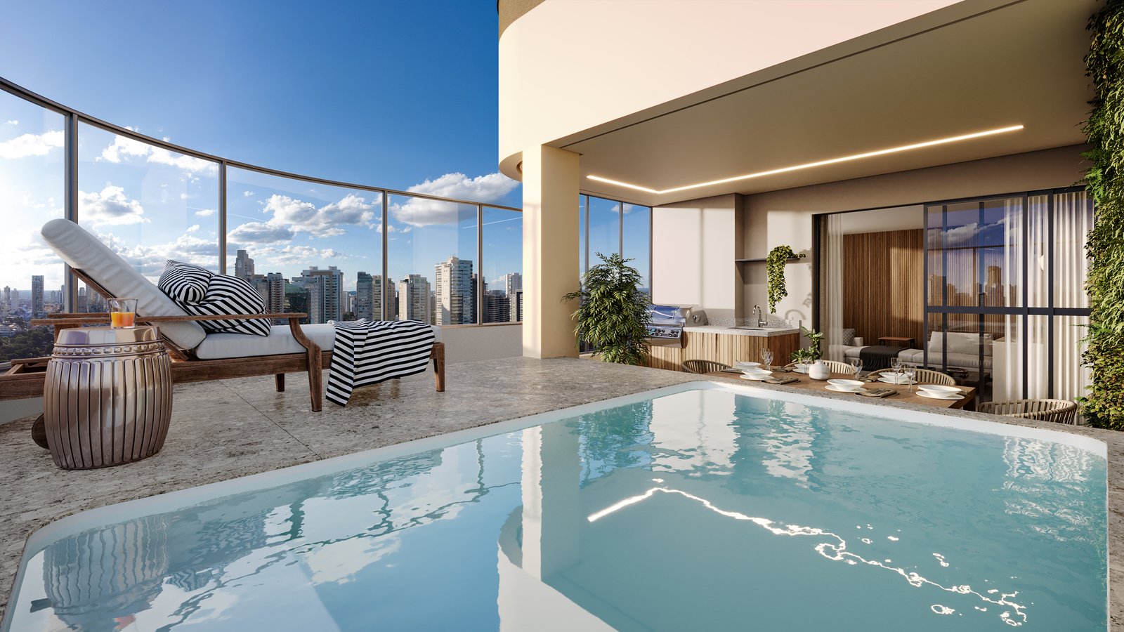 Apartamento 3 Suítes Luxo Setor Pedro Ludovico - Vista Parque Areião - Andar Alto