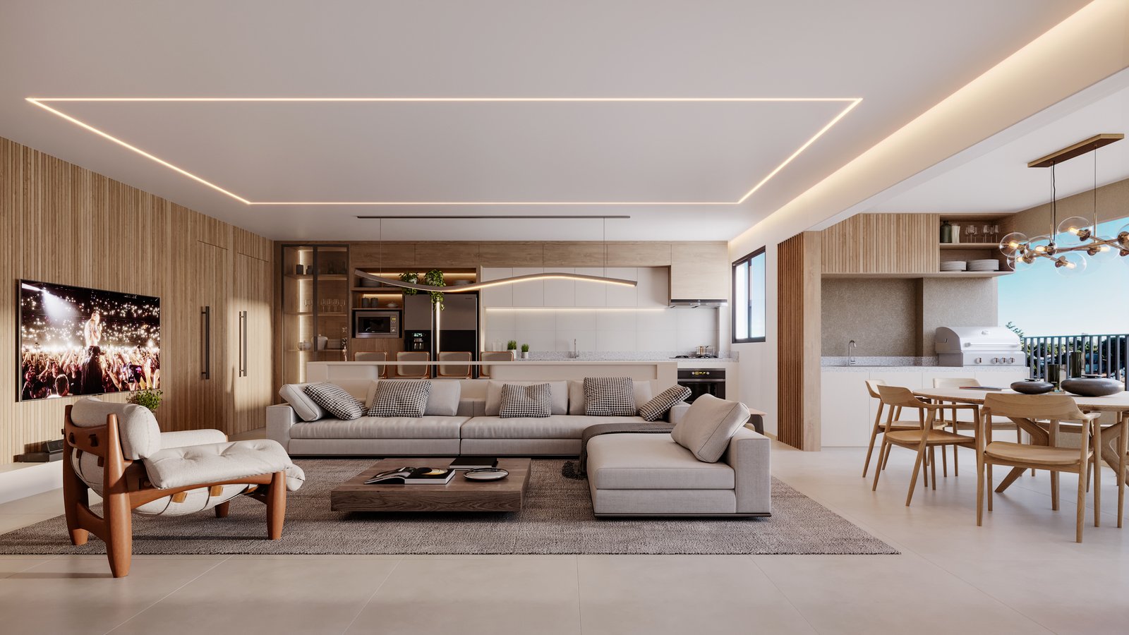 Apartamento 3 Suítes Luxo Setor Pedro Ludovico - Vista Parque Areião - Andar Alto