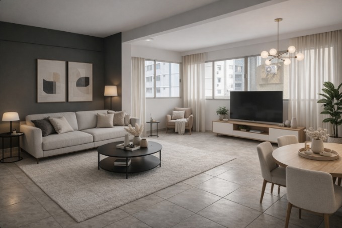 Apartamento 3 Quartos com Suíte e Lazer Completo no Setor Bueno - Edifício Meridien